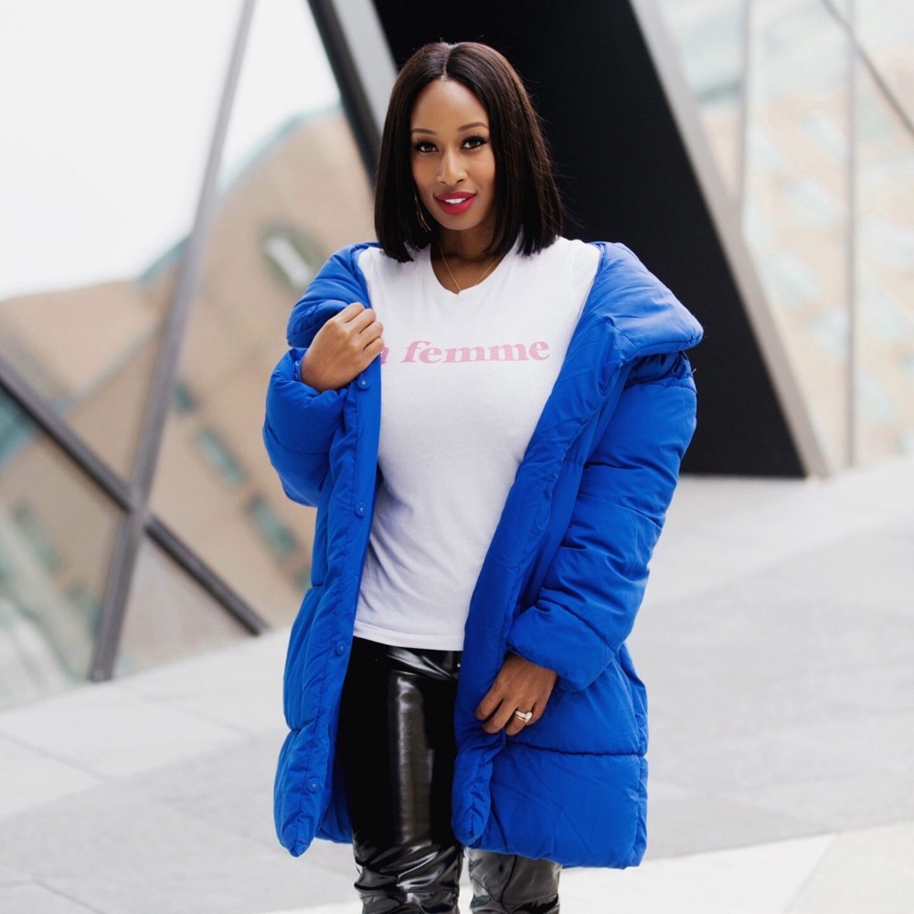 H&M padded puffer coat!